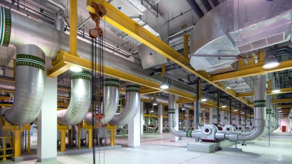 A cleanroom with cavAsia's mechanical and electrical systems installed