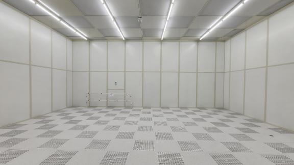 A cleanroom integrated into an industrial facility
