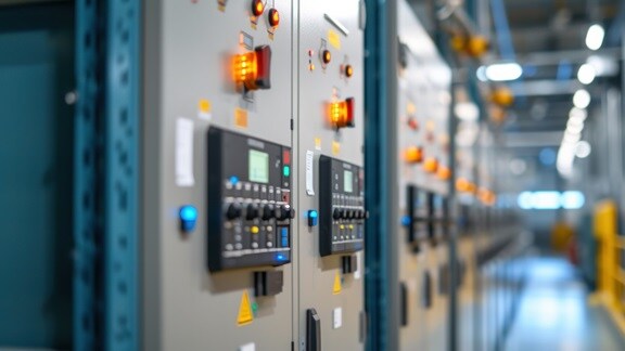 An electrical control system installed in an industrial facility